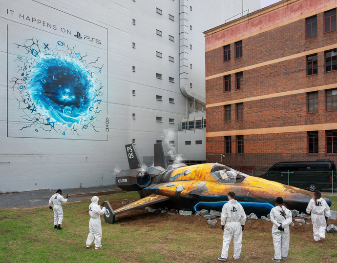 It Happens on PS5 Lands in Brisbane: A Life-Size Spaceship Touches Down in Fortitude Valley